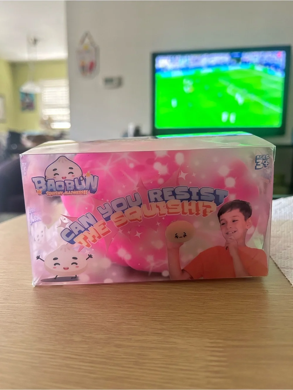 Your Favorite Baobun Pink Squeeze Toy